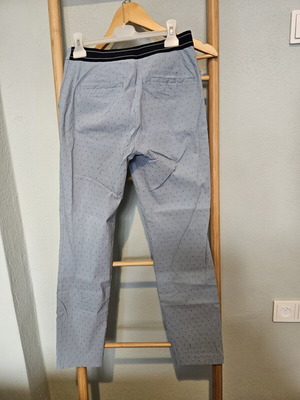 Zara Basic Blue Stretch Pants like new