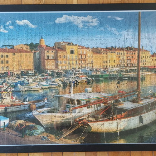 Puzzle in Frame like new, 0.65x0.95 m