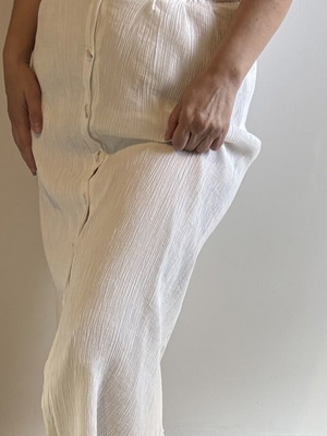 H&M skirt new, white, size S 36 8