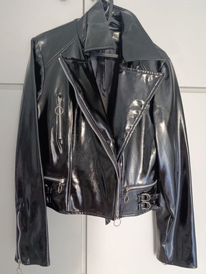 Sinequanone Patent PVC Biker Jacket Black like new