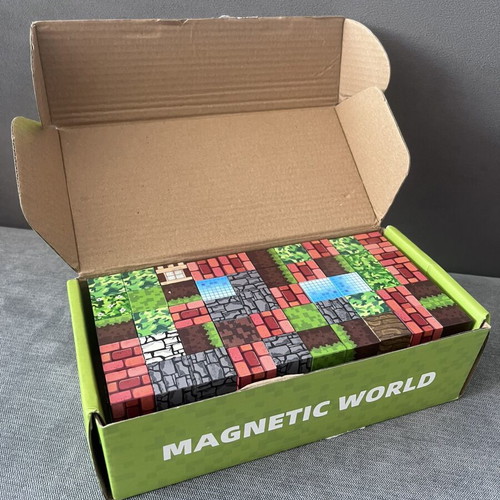 Magnetic cubes 150 pieces new