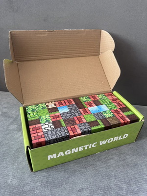 Magnetic cubes 150 pieces new