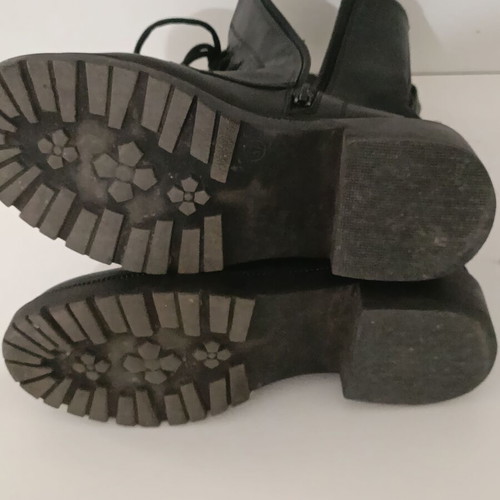 Women's boot type army used, size 37, black