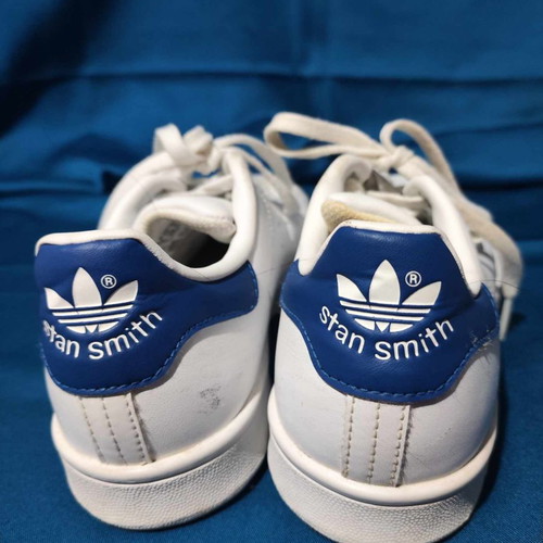 Adidas Stan Smith Ortholite sneakers used white with blue details