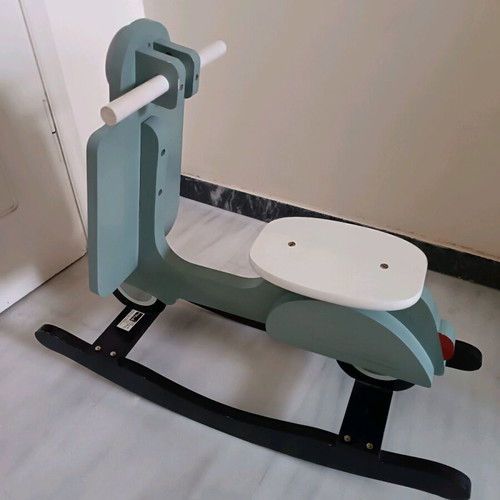 ChildHome rocking scooter like new, blue/black