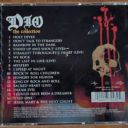 Dio The Collection CD like new, metal