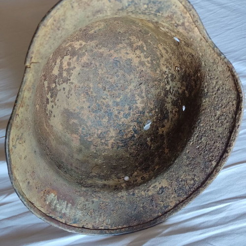 German M-35 Helmet used vintage World War II collectible