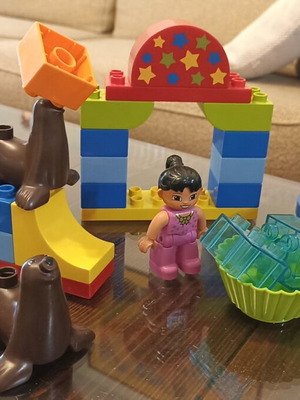 Lego Duplo Circus set used, original building blocks