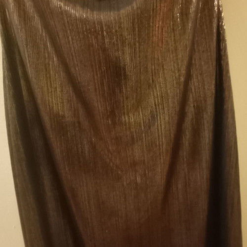 Maxi strapless dress new, shiny