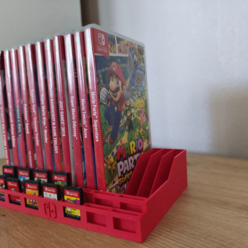 Nintendo Switch organization stand new, 3d printed red