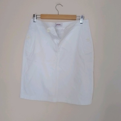 Sarah Lawrence women's skirt used, white, size M
