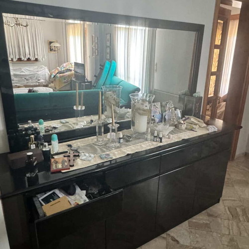 Entrance furniture used with mirror, 1.80 m length, solid wood