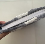 Handmade knitted book cover like new