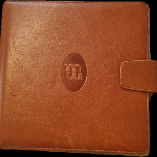 Leather agenda Michail like new, collectible Filofax