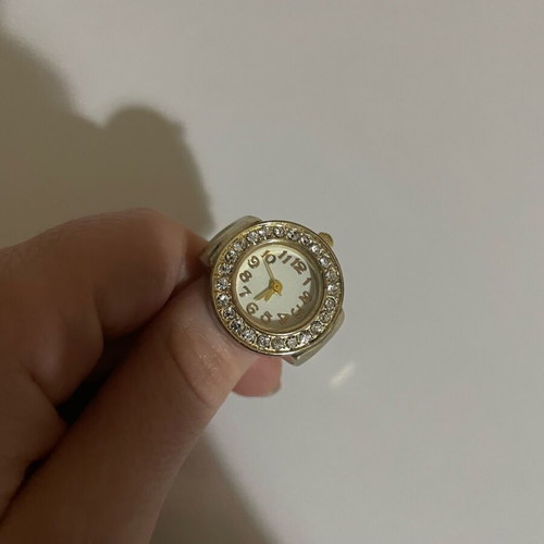 Watch ring used, gold-colored
