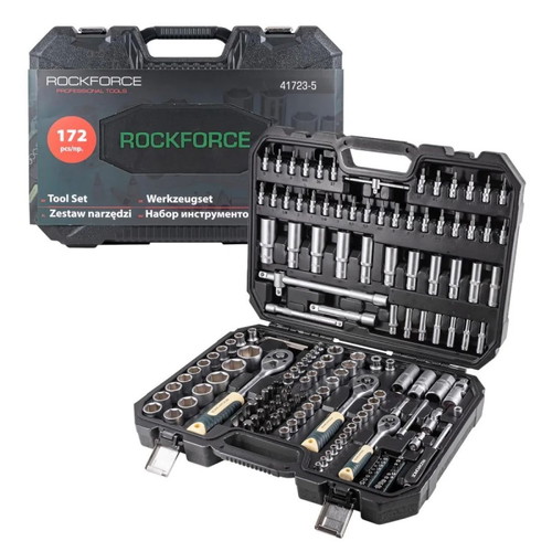 Rockforce socket set 172 pieces new with case