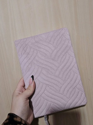 Furry pink notebook brand new, 80 sheets