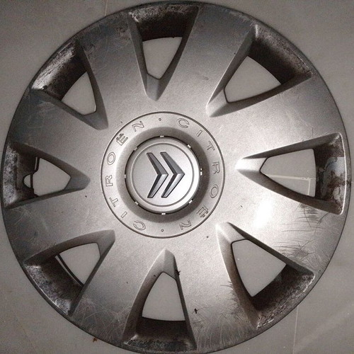 Citroen gray metal hubcap 17 inches used