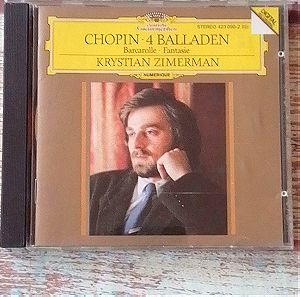 CD ΜΟΥΣΙΚΗΣ Chopin: 4 Ballades, Barcarolle, Fantasie, Krystian Zimerman - Hybrid SA
