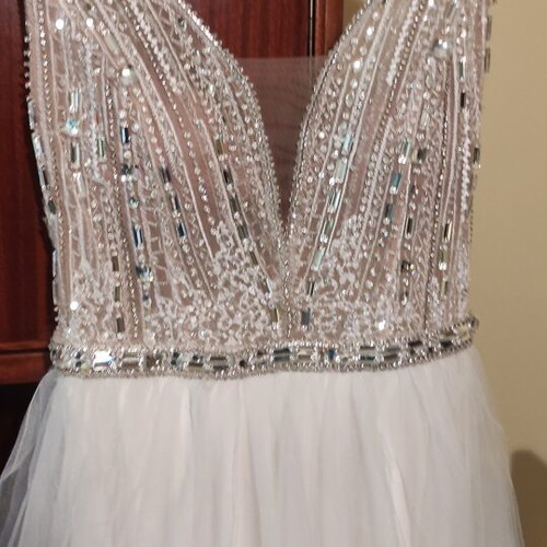 Handmade wedding dress by Koktsidis, white, 2020