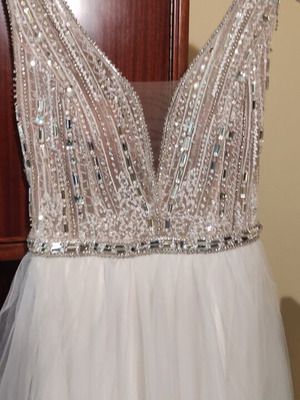 Handmade wedding dress by Koktsidis, white, 2020