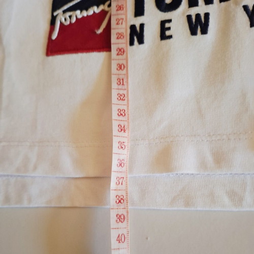 Tommy Hilfiger Cropped Shirt like new, white and blue