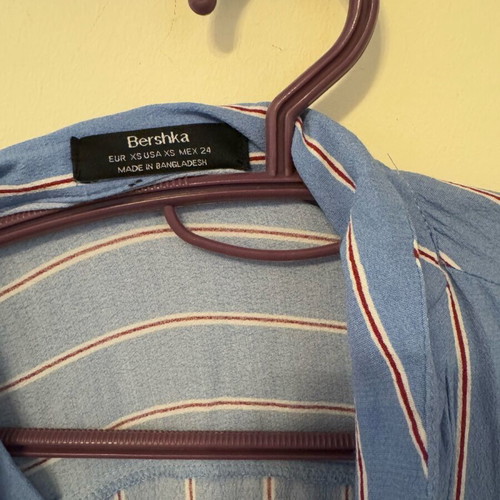 Basic striped shirt new Bershka multicolor XS
