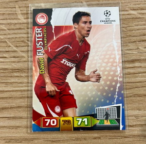 Κάρτα David Fuster Ολυμπιακός Champions League 2011/12 Panini Adrenalin