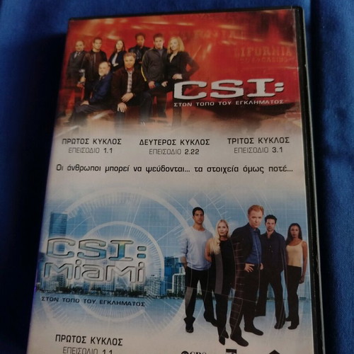 CSI Las Vegas and CSI Miami DVD like new with subtitles