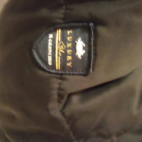 Luxury jacket used, size L, warm with hood and waist strap