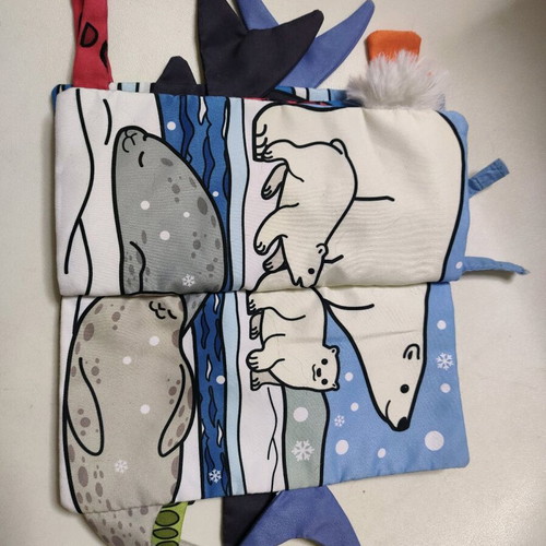 Baby book like new with bright colors