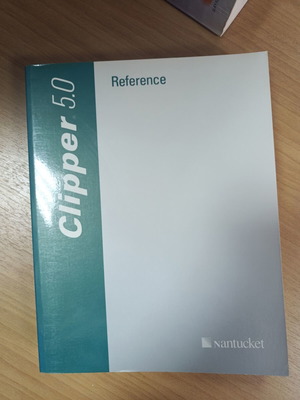 Clipper 5.0 Reference book used, English