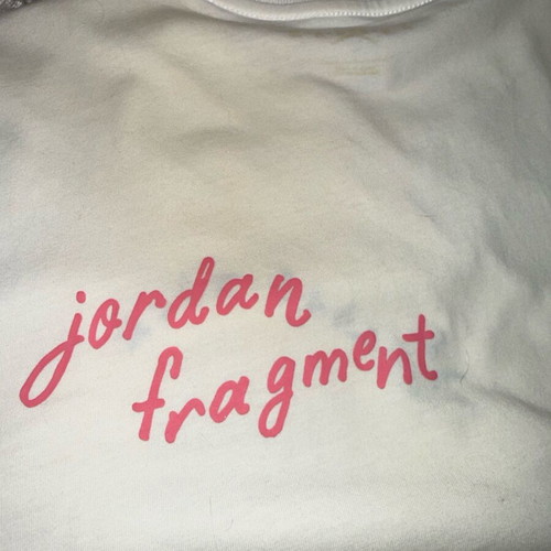 Travis Scott x Fragment tee worn authentic