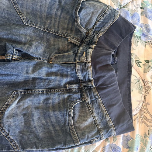 Benetton maternity pregnancy jeans pants like new, size small-medium, blue