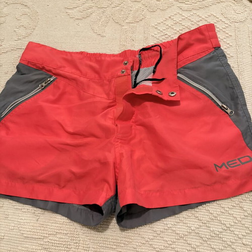 Med men's swimwear like new, size S, gray and pink
