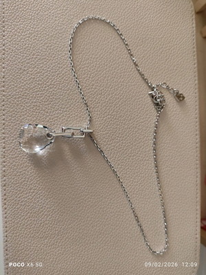 Vintage Swarovski Parallele necklace like new, silver
