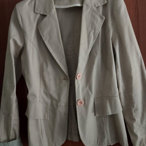 Spring beige jacket used, size S