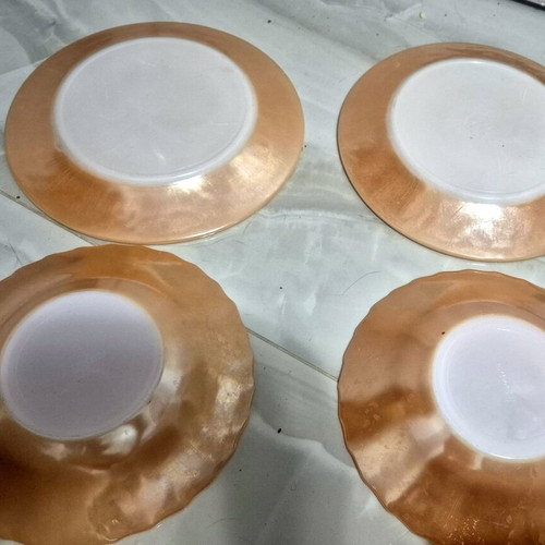 American plates used, set of 4, 1960s Anchor USA