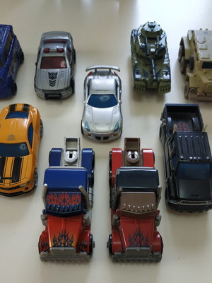 Αυτοκινητάκια Transformers RPMs μεταχειρισμένα, σετ με Optimus Prime και άλλα