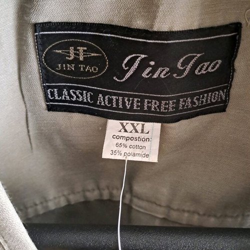 Men's Jin Tao work vest new, gray, size XXL