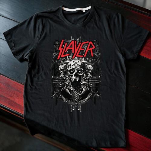 Slayer T-shirt new, black, large, 100% cotton