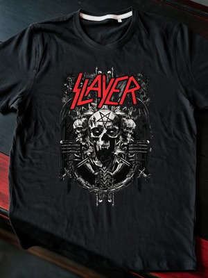 Slayer T-shirt new, black, large, 100% cotton