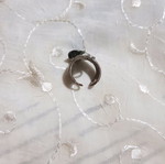 Ring with blue bead used