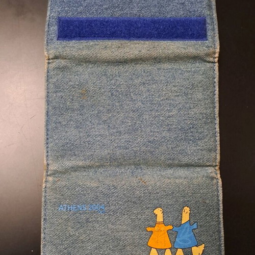 Authentic Athens 2004 collectible wallet used with Phivos and Athena mascots