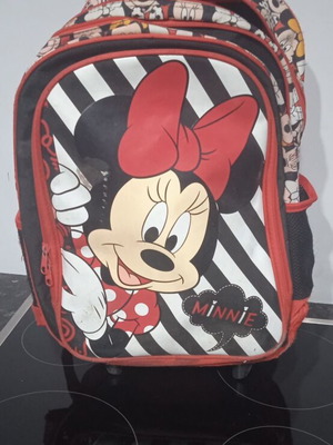 School bag for girls used, with wheels