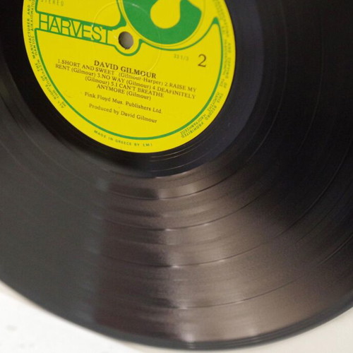 David Gilmour vinyl like new, rock