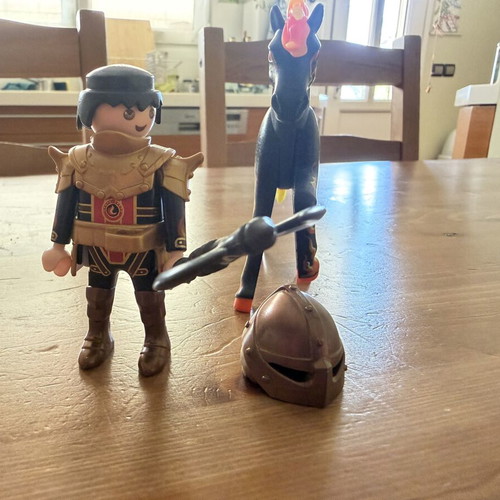 Playmobil knight with horse