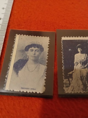 Vignettes with Queen Sophia 1913 like new, set of 2