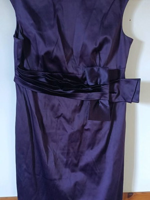 Happening dress like new, evening, purple-eggplant color