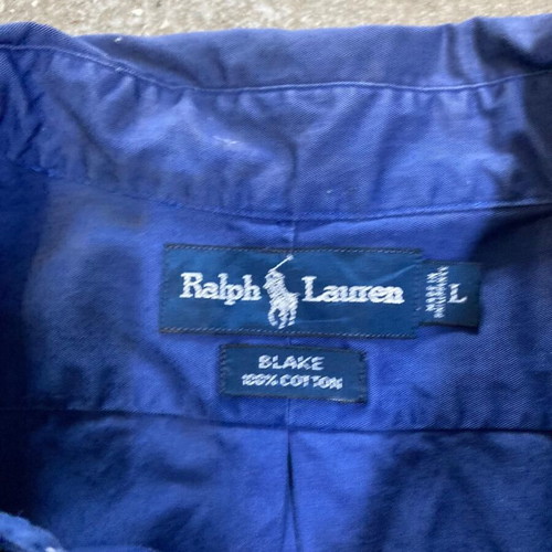 Ralph Lauren Blake Oxford shirt, blue with red logo, size L